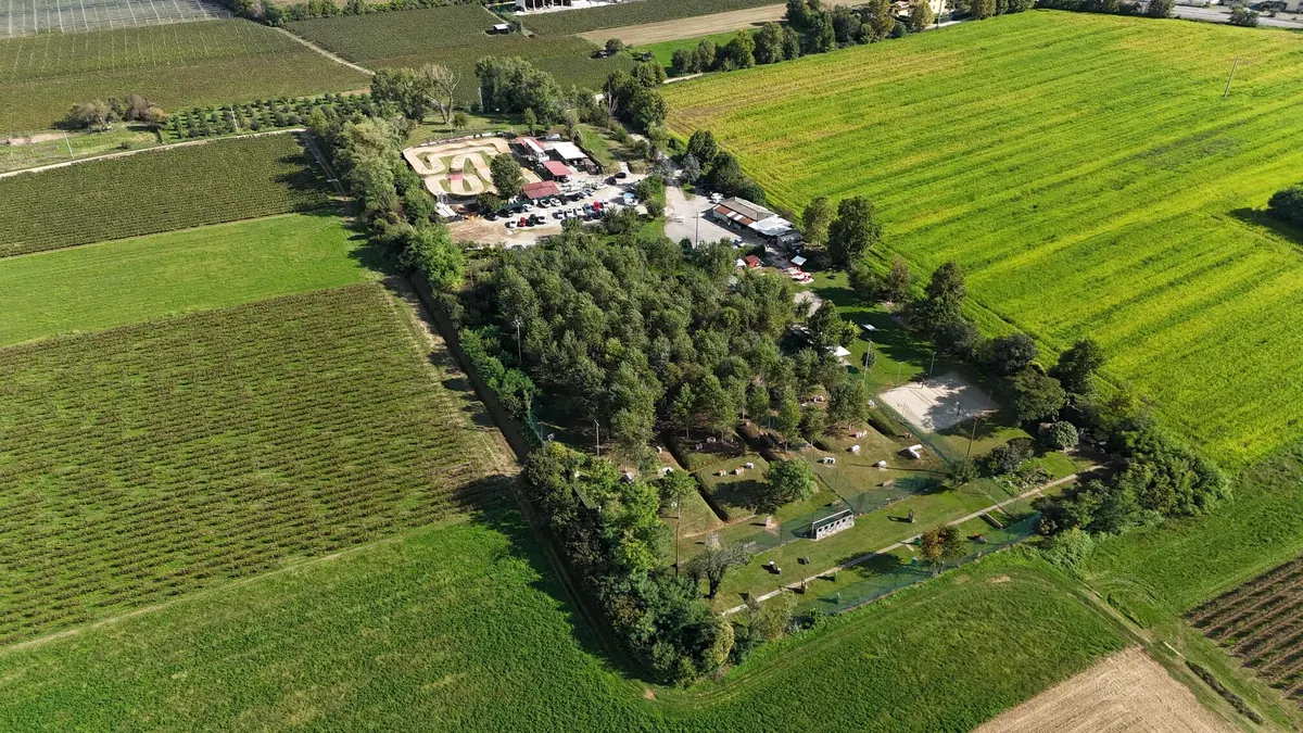 Panorama del campo di gioco