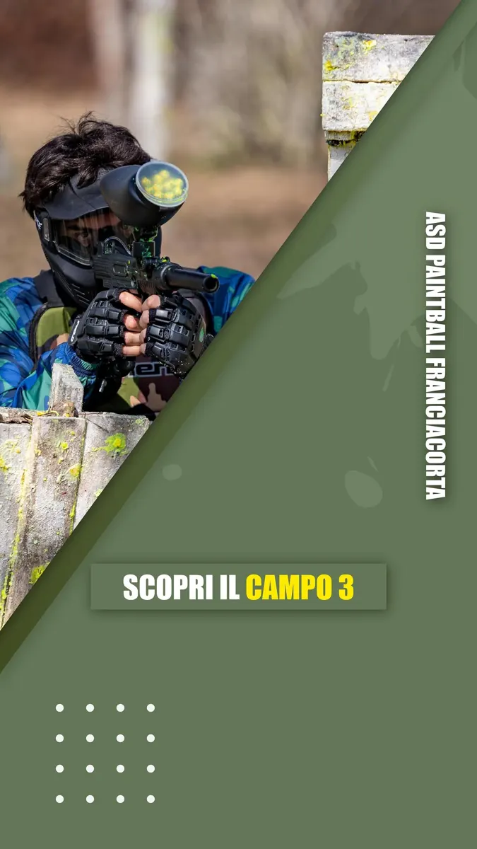 Il campo 3, giocatore mascherato in azione