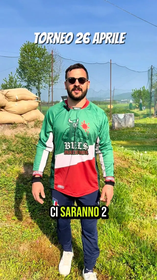 Annuncio del torneo del 26 aprile al campo
